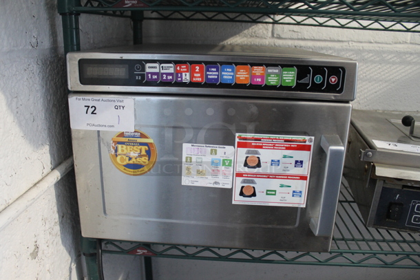 2018 Amana HCC18SD2 Stainless Steel Commercial Countertop Microwave Oven. 208/240 Volts, 1 Phase. - Image 1 of 6