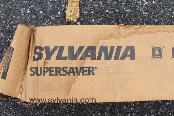 Box of 4 Sylvania Supersaver Fluorescent Tube Lights.  - Image 6 of 6