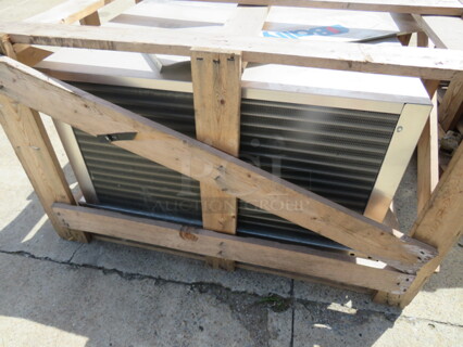 One NEW Bally Air Cooled Condenser Unit. #RPH151L6-HT3A-BS. 208-230 Volt. 3 Phase. 