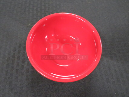 6 Inch Red Bowls. 10XBID