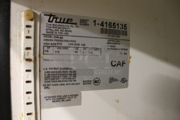 True TPP-60 Stainless Steel Commercial Pizza Prep Table. 115 Volts, 1 Phase. Tested and Powers On But Does Not Get Cold - Image 8 of 8