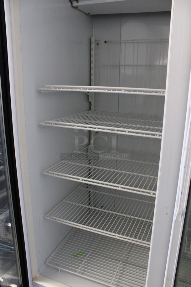 Master-Bilt Model BLG-48HD Metal Commercial 2 Door Reach In Freezer Merchandiser w/ Poly Coated Racks. 208/230 Volts, 1 Phase. 52x34x79 - Image 5 of 6