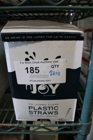 2 BRAND NEW! Boxes of Straws. 7.75". 2 Times Your Bid!