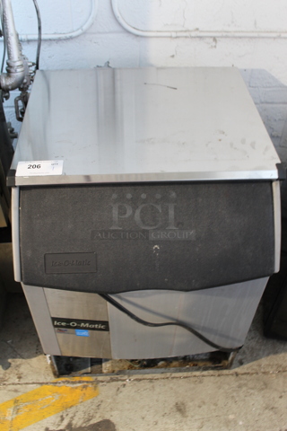 2015 Ice-O-Matic ICEU150FA5 Stainless Steel Commercial Floor Style Undercounter Self Contained Ice Machine. 115 Volts, 1 Phase.