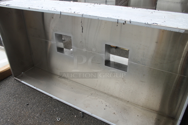BRAND NEW SCRATCH AND DENT! 8' Stainless Steel Commercial Steam Hood. - Image 3 of 4