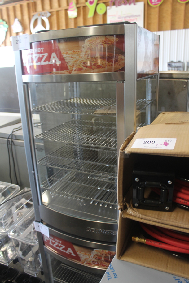 LIKE NEW! ServIt 423PDW12D1S Stainless Steel Commercial Countertop Full-Service Countertop Display Warmer with 4 Shelves. Unit Has Only Been Used a Few Times! Tested and Working! - Image 2 of 9