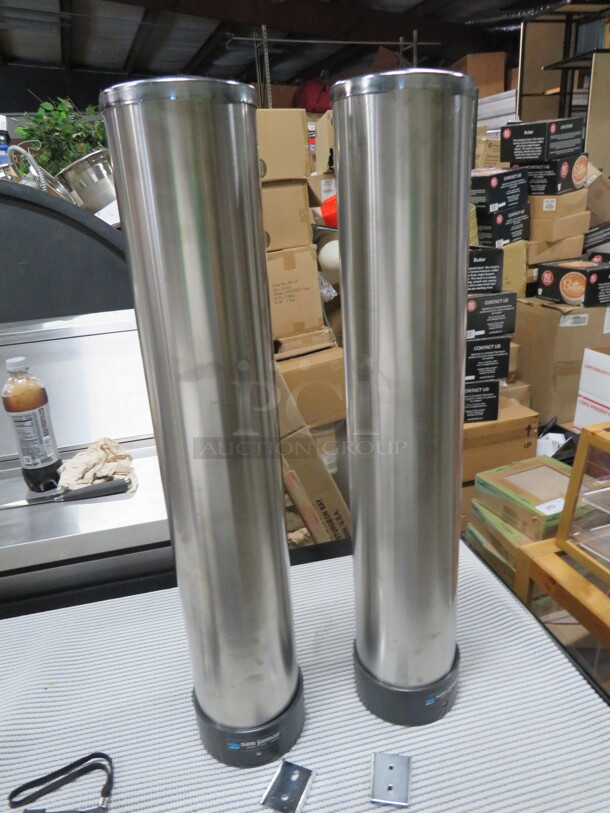 San  Jamar Spring Loaded Cup Dispenser. 2XBID. - Image 1 of 1