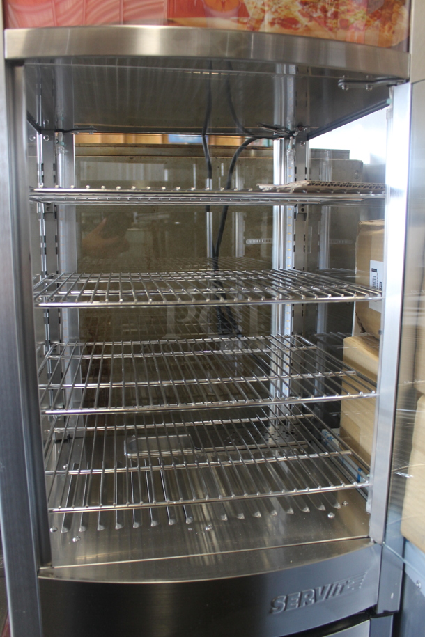 LIKE NEW! ServIt 423PDW12D1S Stainless Steel Commercial Countertop Full-Service Countertop Display Warmer with 4 Shelves. Unit Has Only Been Used a Few Times! Tested and Working! - Image 5 of 9
