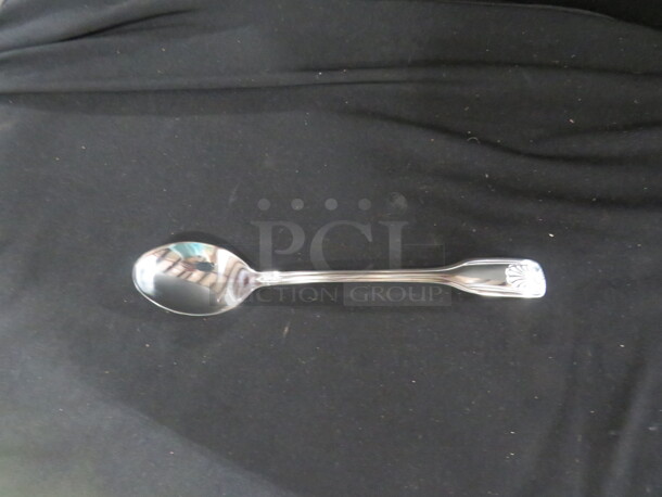 Dozen NEW Shell Ice Tea Spoon. #SHL-04. 3XBID. Thats 36 TOTAL NEW Spoons! - Image 1 of 1