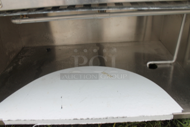 Stainless Steel Commercial Electric Powered 2 Well Steam Table w/ Under Shelf. Cannot Test Due To Missing Power Cord - Image 4 of 4
