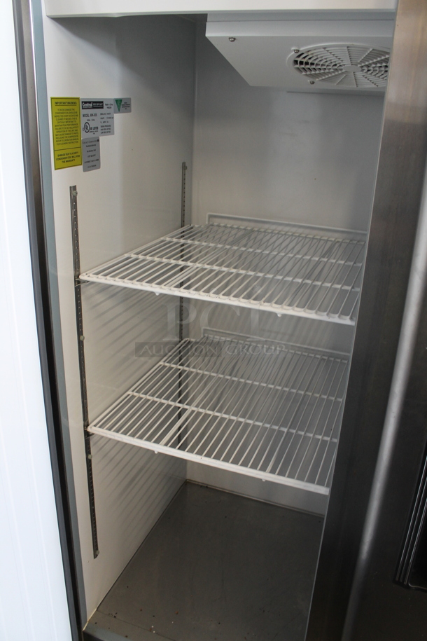 Central 69K-035 Stainless Steel Commercial 2 Door Reach In Freezer w/ Poly Coated Racks. 115 Volts, 1 Phase. Tested and Working! - Image 6 of 8