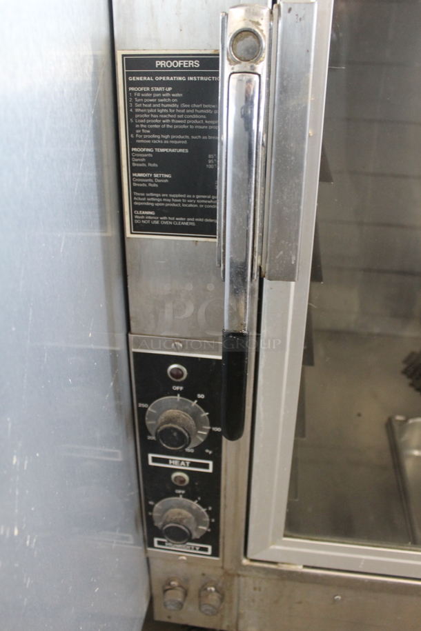 Nu Vu OP-2FFM Stainless Steel Commercial Electric Powered Oven Proofer on Commercial Casters. 120/240 Volts, 1 Phase. - Image 4 of 8