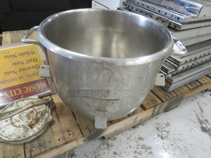 One Hobart Stainless Steel 30 Quart Mixer Bowl. #VMLH-30