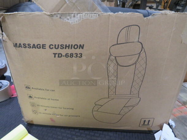 One NEW Massage Cushion. #TD-6833 - Image 1 of 1