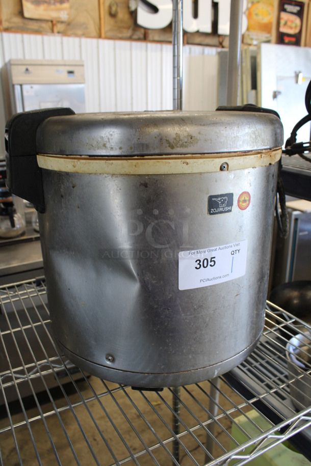 Zojirushi Metal Rice Cooker. 17x15x15 - Image 3 of 4