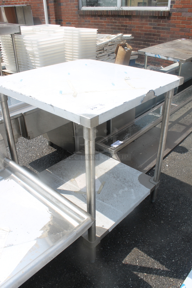 BRAND NEW SCRATCH AND DENT! Stainless Steel Commercial Table w/ Under Shelf. - Image 2 of 4