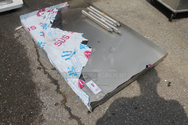 BRAND NEW SCRATCH AND DENT! Stainless Steel Commercial Tabletop. Comes w/ Legs. - Image 3 of 3