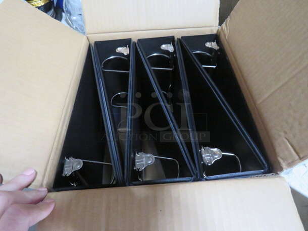 NEW 2 Inch Black Binders. 6 Per Case.  3XBID. 18 TOTAL NEW BINDERS. - Image 4 of 4