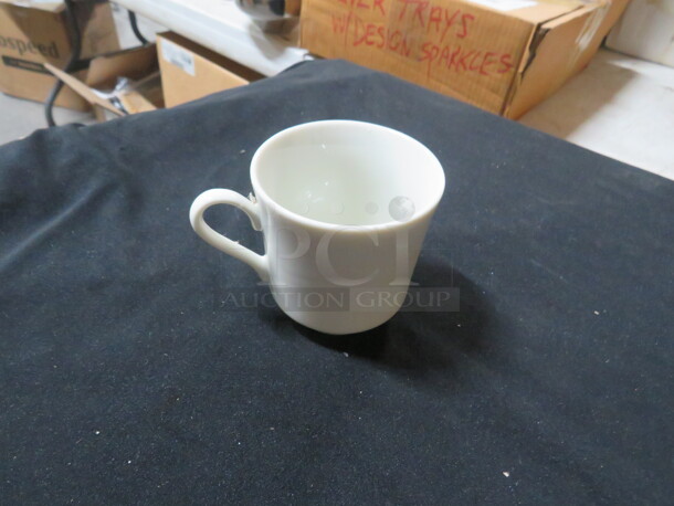 NEW Ivory Footed Espresso Cup. 12XBID