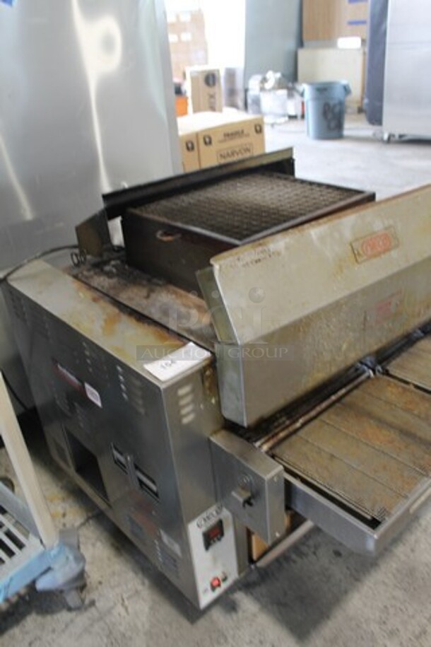 2018 Nieco JF63-2G Stainless Steel Commercial Countertop Natural Gas Powered BroilVection Conveyor Charbroiled Burger Grill. - Image 3 of 10