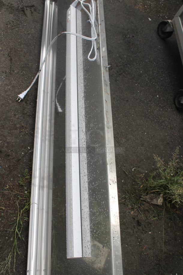 Stainless Steel Wall Mount Shelf w/ Brackets. - Image 3 of 3