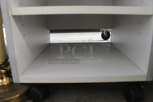 Gracious Living White and Clear Poly 3 Drawer Filing Unit. - Image 7 of 7