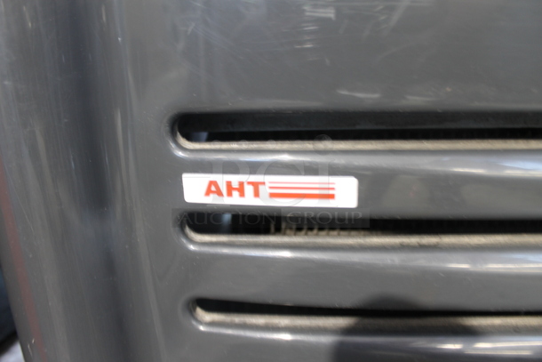 AHT Commercial Electric Vertical Open Air Cooler With 4 Shelves, Gray. 120V, 1 Phase. Cannot Test - Unit Needs New Power Cord
 - Image 4 of 8
