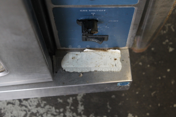 2 Duke Stainless Steel Commercial Natural Gas Powered Full Size Convection Oven w/ View Through Doors, Metal Oven Racks and Thermostatic Controls on Commercial Casters. 2 Times Your Bid! - Image 7 of 8