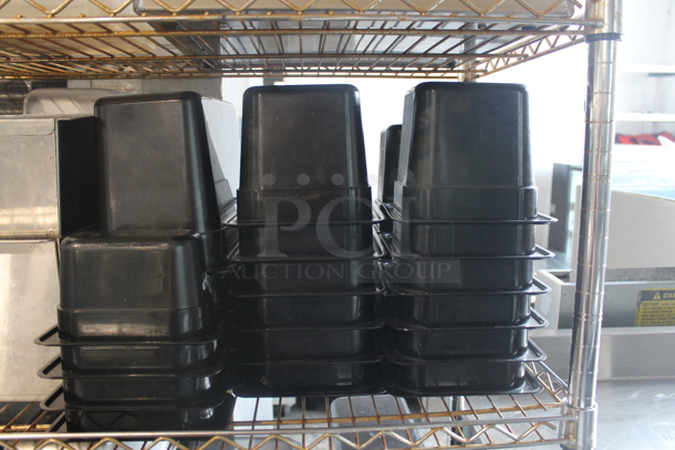 ALL ONE MONEY! Lot of 3 Tiers Worth of Various Items Including Poly Cookie Merchandiser, Drop In Bins and Printer. Does Not Include Shelving Unit.  - Image 8 of 11