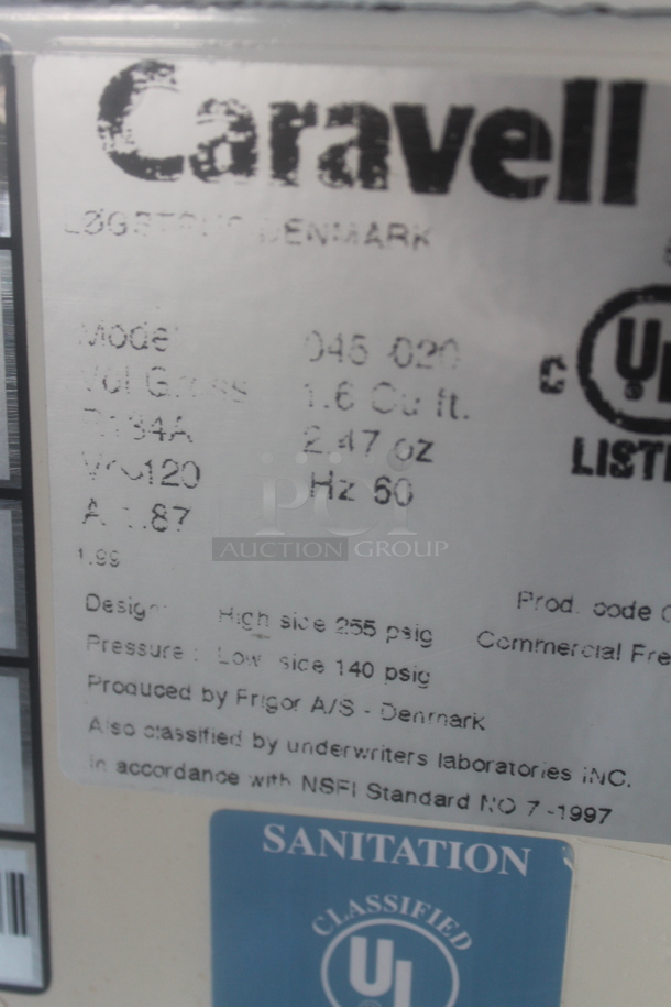 Excellence 045 020 Metal Commercial Mini Cooler Merchandiser. 120 Volts, 1 Phase. Tested and Working! - Image 5 of 6