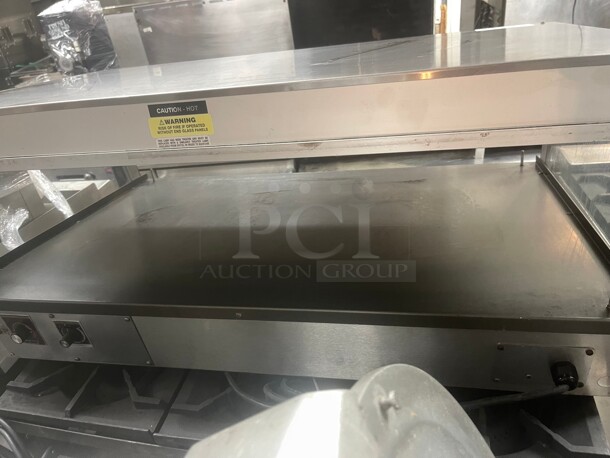Working! Hatco GRSDS-41 41 inch Self Service Countertop Heated Display Shelf - (1) Shelf, 120v NSF Tested and Working! - Image 6 of 9