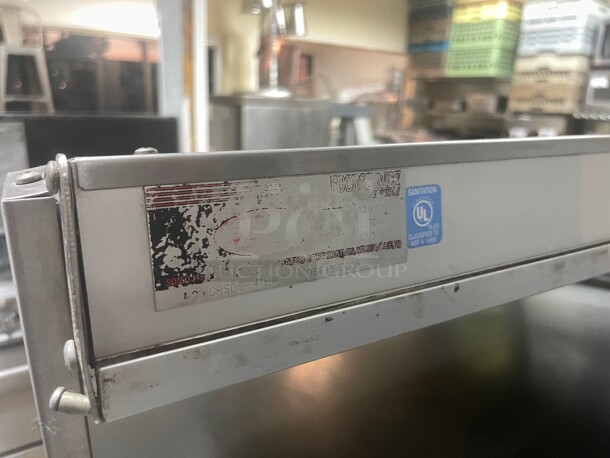 Working! Hatco GRSDS-41 41 inch Self Service Countertop Heated Display Shelf - (1) Shelf, 120v NSF Tested and Working! - Image 7 of 9