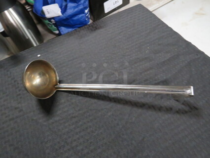 One Stainless Steel 6oz Ladle.