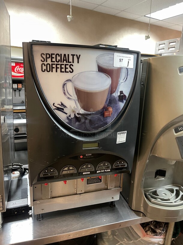 Commercial Hot Chocolate Dispenser 5 Flavors 220 Volt 1 Phase Tested and Working!