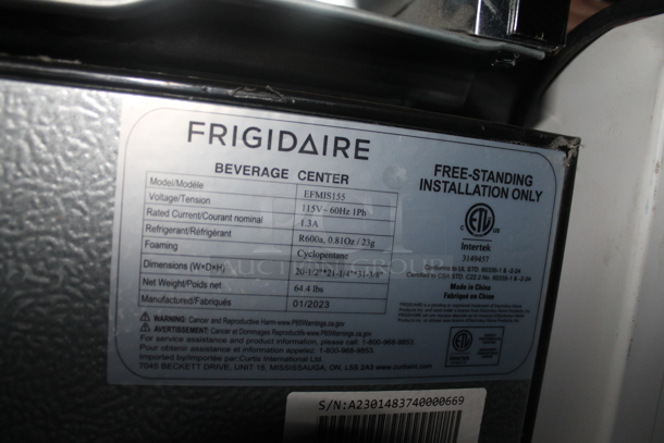 Frigidaire EFMIS155 Metal Mini Cooler Merchandiser. 115 Volts, 1 Phase. Tested and Powers On But Does Not Get Cold - Image 4 of 4