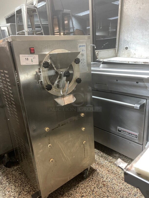 New! Donper BY7425 Floor Model Commercial Batch Freezer / Gelato Machine 25L/H Cooling Capacity 2600 Watts 220 Volt 1 Phase NSF Great for Making Ice Cream  - Image 3 of 9
