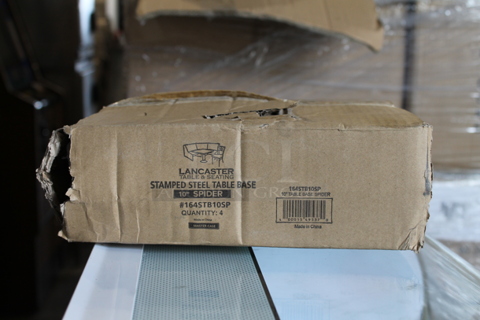 3 BRAND NEW BOXES of Lancaster Table & Seating 164STB10SP 10" Spider. 3 Times Your Bid!