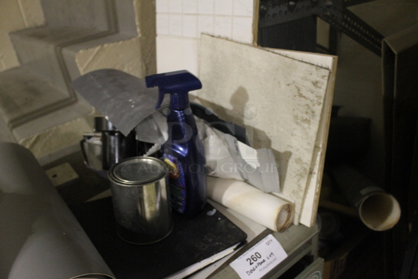 ALL ONE MONEY! Lot of Gray Metal Desk w/ Contents Including Books, Tins and Chemicals. BUIYER MUST REMOVE. - Image 7 of 12