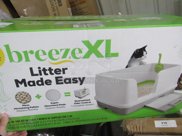One Purina Breeze XL Tidy Cats Litter Box.