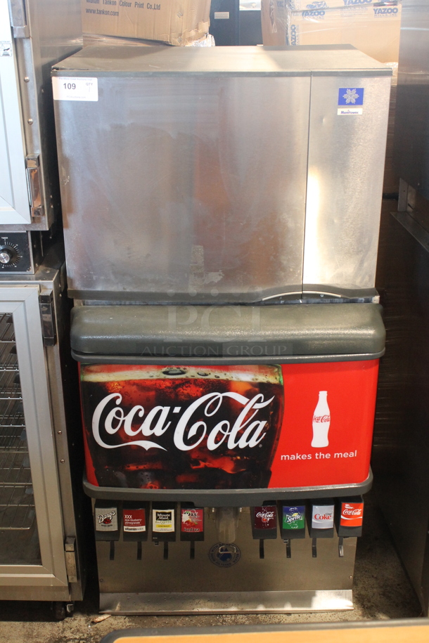 Manitowoc Stainless Steel Commercial Ice Head on 8 Flavor Carbonated Beverage Machine. - Image 1 of 5