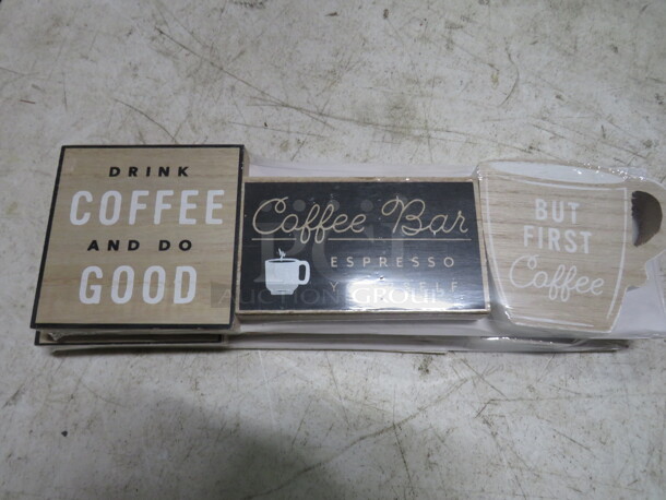 NEW 3 Piece Kitchen Wall Decor. 5XBID - Image 1 of 2