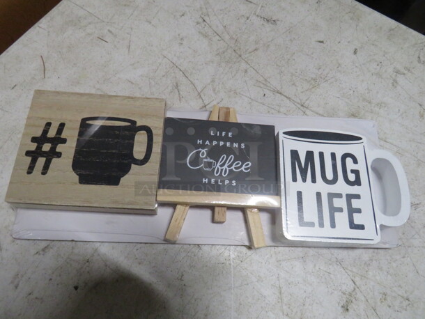 NEW 3 Piece Kitchen Wall Decor. 5XBID - Image 2 of 2