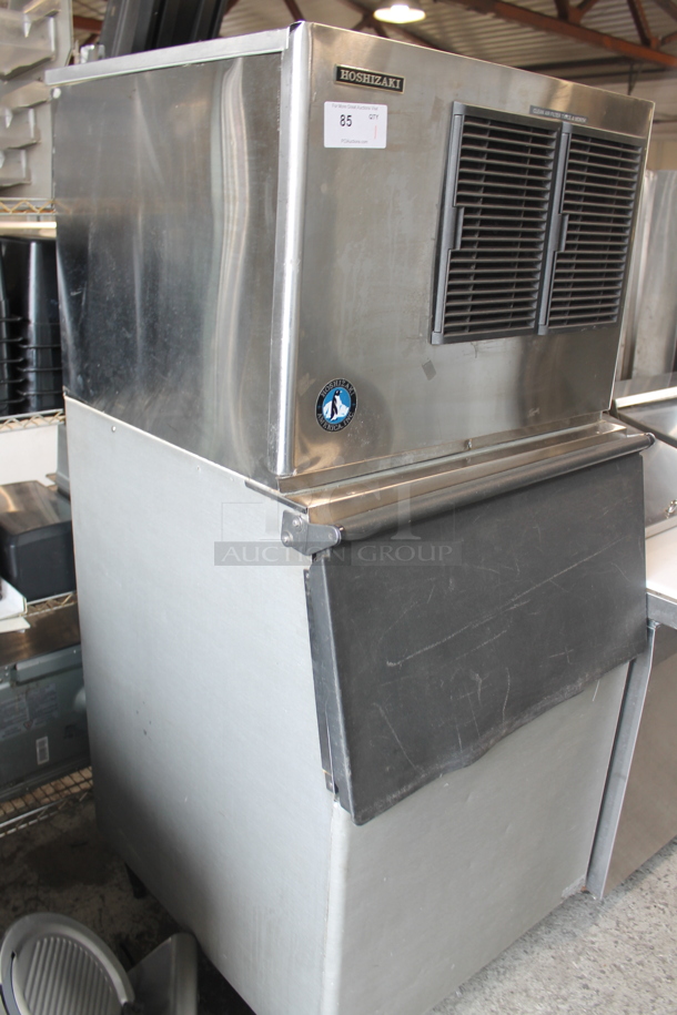 Hoshizaki KML-350MAH Stainless Steel Commercial Ice Machine Head on Commercial Ice Bin. 115-120 Volts, 1 Phase. - Image 4 of 7