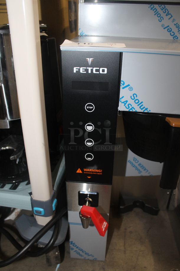 BRAND NEW! Fetco CBS-1231 Stainless Steel Commercial Countertop Coffee Machine w/ Hot Water Dispenser and Poly Brew Basket. 120 Volts, 1 Phase. Stock Picture Used as Gallery Picture. Tested and Working! - Image 4 of 9