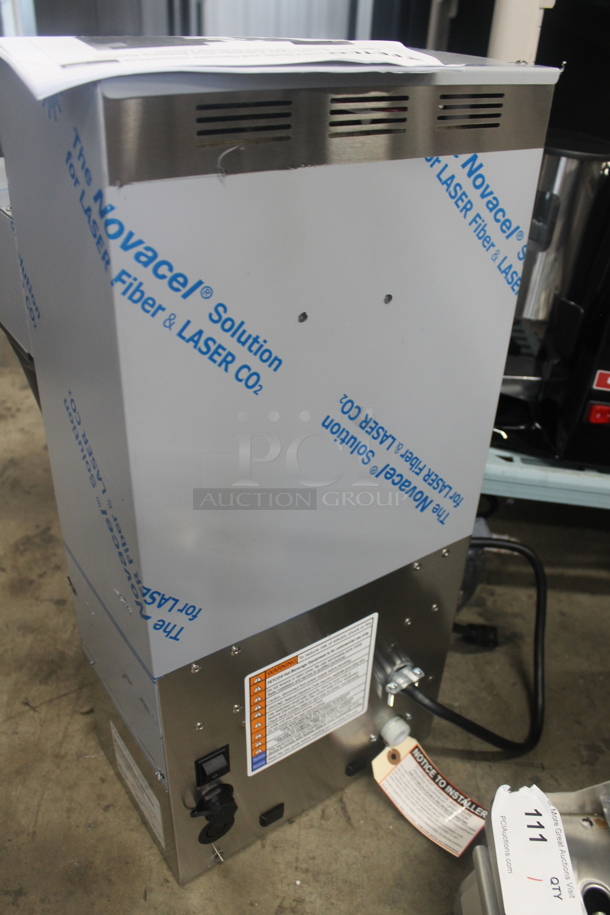 BRAND NEW! Fetco CBS-1231 Stainless Steel Commercial Countertop Coffee Machine w/ Hot Water Dispenser and Poly Brew Basket. 120 Volts, 1 Phase. Stock Picture Used as Gallery Picture. Tested and Working! - Image 8 of 9