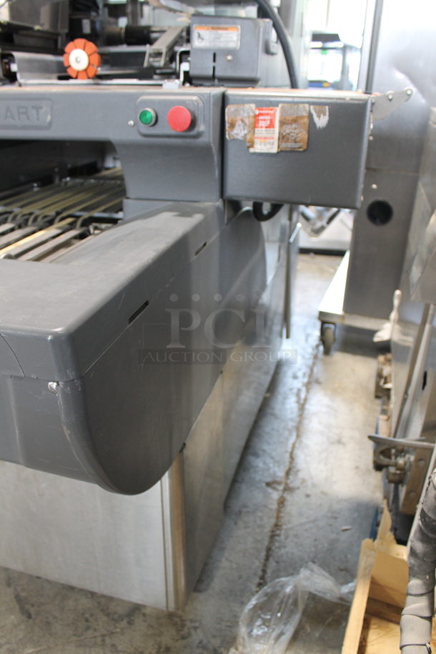 Hobart AWS Stainless Steel Commercial Floor Style Wrapping Station w/ Hobart Model EPCP Touch Screen and Label Printer on Commercial Casters. 120/208-240 Volts, 1 Phase. - Image 6 of 12