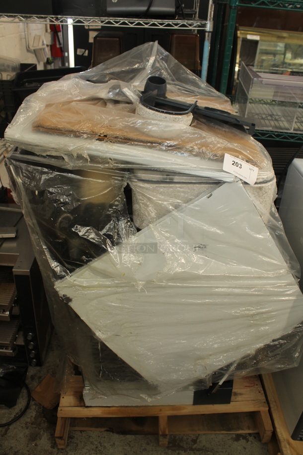 BRAND NEW SCRATCH AND DENT! 2022 Scotsman HID540A-1A Stainless Steel Commercial Countertop Nugget Ice & Water Dispenser. 115 Volts, 1 Phase. Stock Picture Used as Gallery. - Image 2 of 3