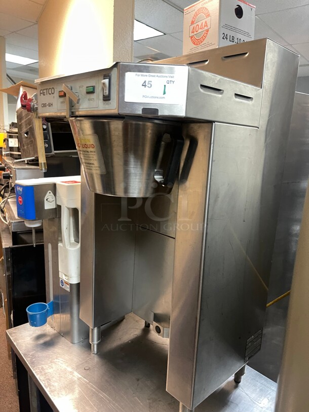 Working! Fetco CBS-61H High Volume Thermal Commercial Coffee Maker - Automatic, 27 gal/hr, 120/208-240v 1  Phase  NSF Tested and Working! - Image 3 of 8