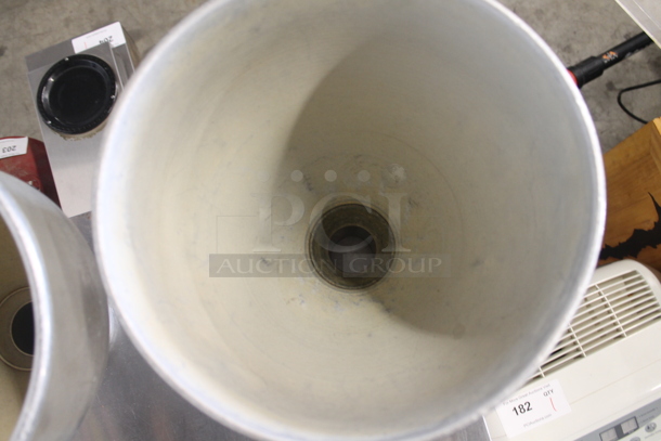 ALL ONE MONEY! Lot of 3 Metal Items; 2 Dough Dropper Hoppers and 1 Pitcher. - Image 8 of 9