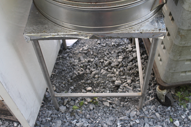 Metal 5 Tier Container on Table. - Image 2 of 3